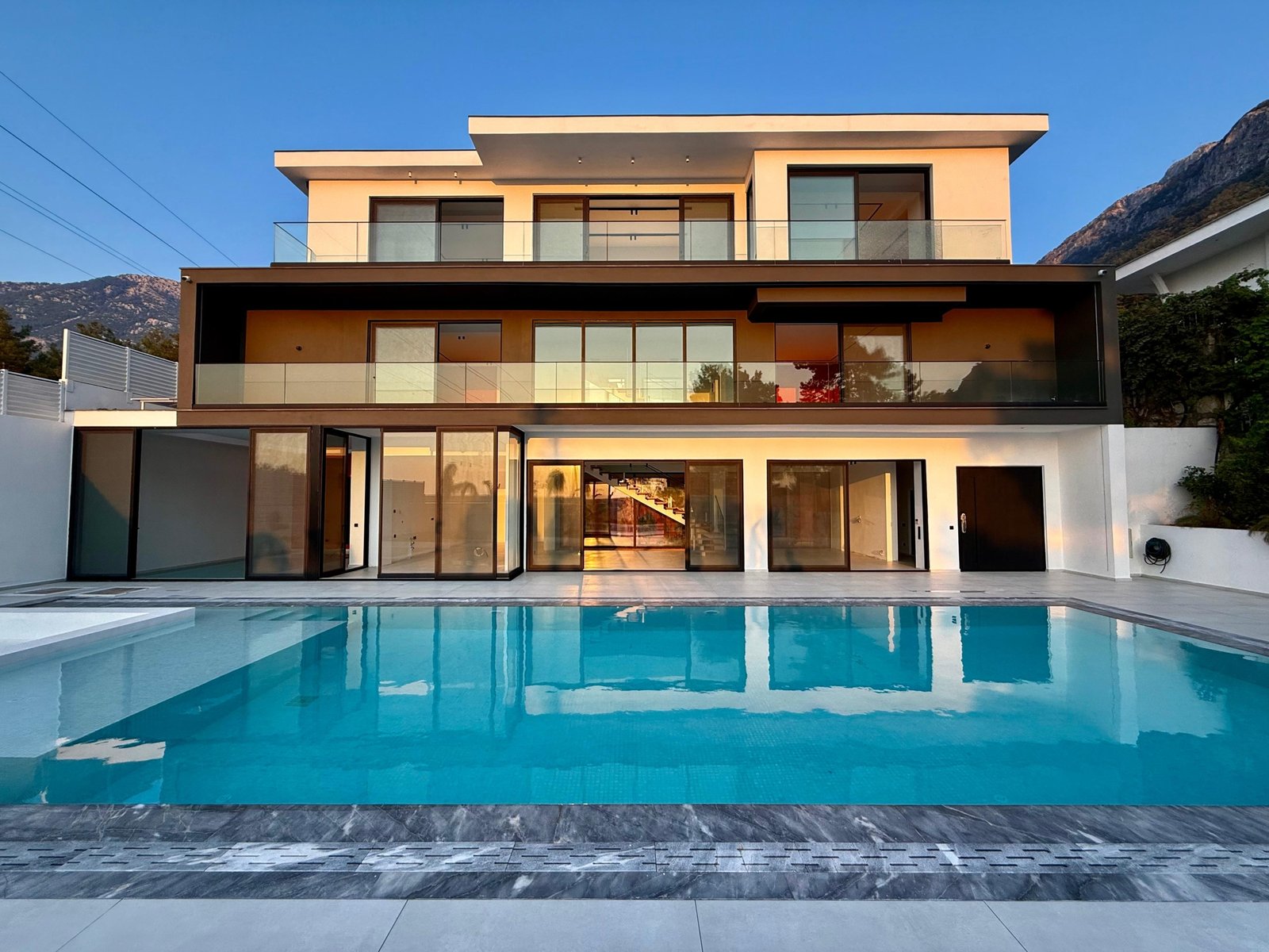 Luxury villa in Fethiye Ovacık with indoor heated pool, sauna, and Turkish hammam